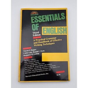 Essentials of English‎ : A Practical Grammar and Handbook of Effective Writing